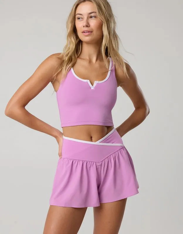 OFFLINE By Aerie Real Me Tipped Crossover Flowy Short