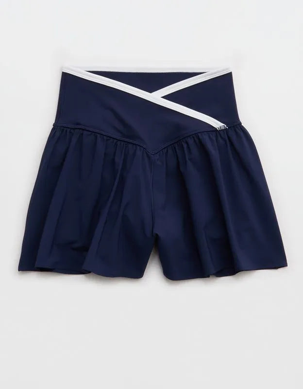 OFFLINE By Aerie Real Me Tipped Crossover Flowy Short