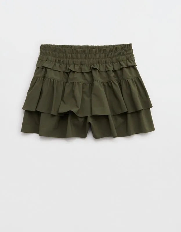 OFFLINE By Aerie Layered Ruffle Short
