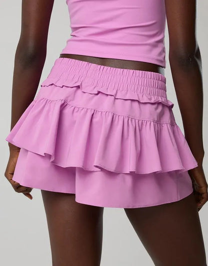 OFFLINE By Aerie Layered Ruffle Short