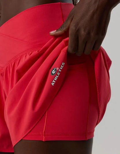 Georgia Bulldogs OFFLINE By Aerie Crossover Flowy Short.