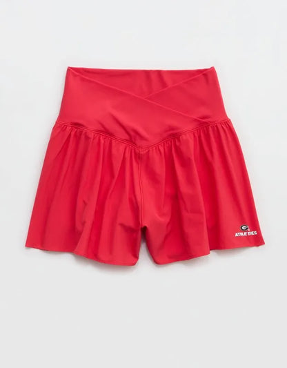 Georgia Bulldogs OFFLINE By Aerie Crossover Flowy Short.