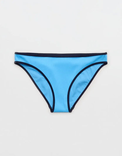 Aerie Full Coverage Ribbed Classic Bikini Bottom