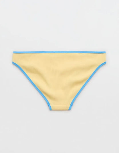 Aerie Ribbed Full Coverage Classic Bikini Bottom