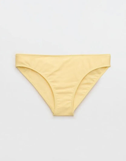 Aerie Shine Ruched Full Coverage Bikini Bottom