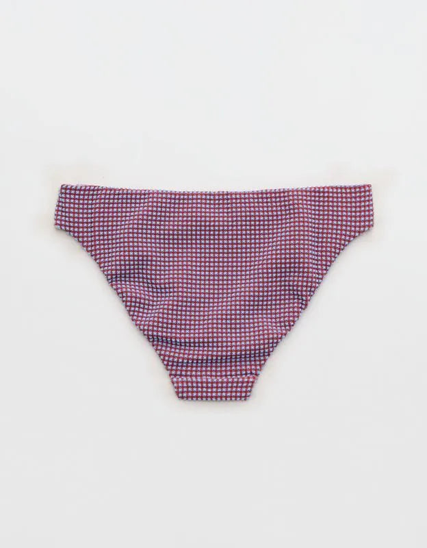 Aerie Gingham Full Coverage Bikini Bottom