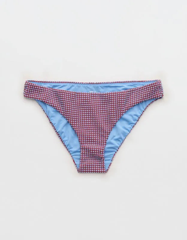 Aerie Gingham Full Coverage Bikini Bottom