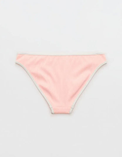 Aerie Ribbed Full Coverage Classic Bikini Bottom