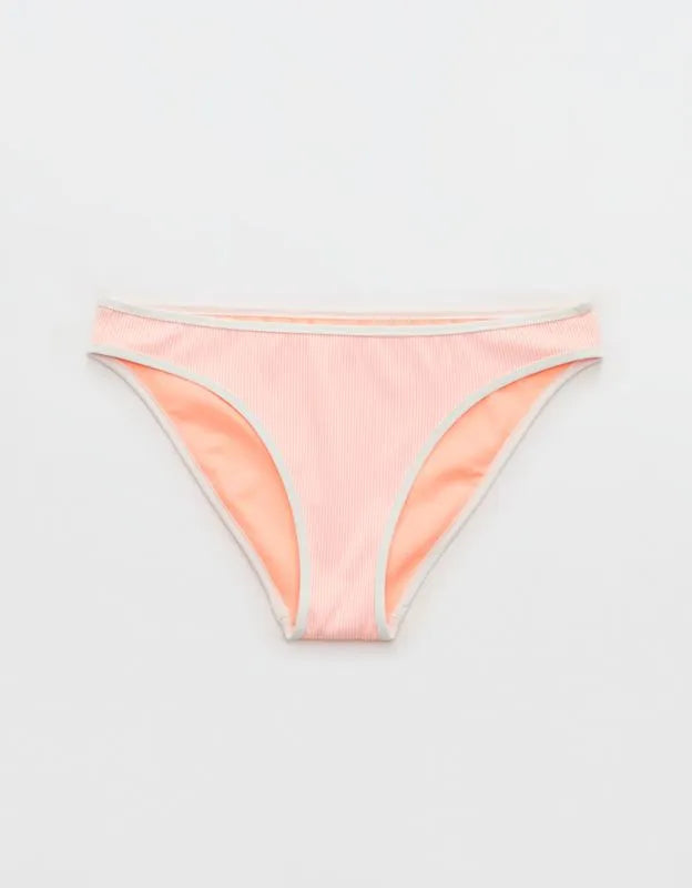 Aerie Ribbed Full Coverage Classic Bikini Bottom