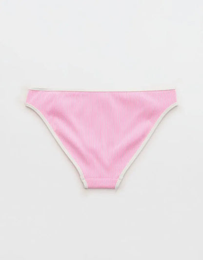 Aerie Ribbed Full Coverage Classic Bikini Bottom