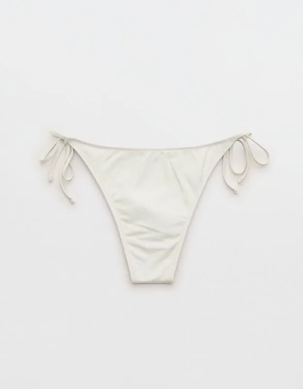 Aerie Cheekiest Side Tie Crochet Bikini Bottom