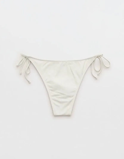 Aerie Cheekiest Side Tie Crochet Bikini Bottom