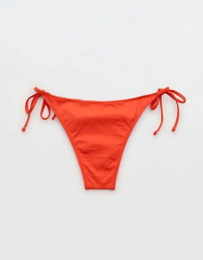 Aerie Cheekiest Side Tie Crochet Bikini Bottom