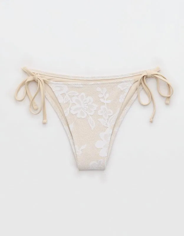 Aerie The Sunbun Lace Bikini Bottom