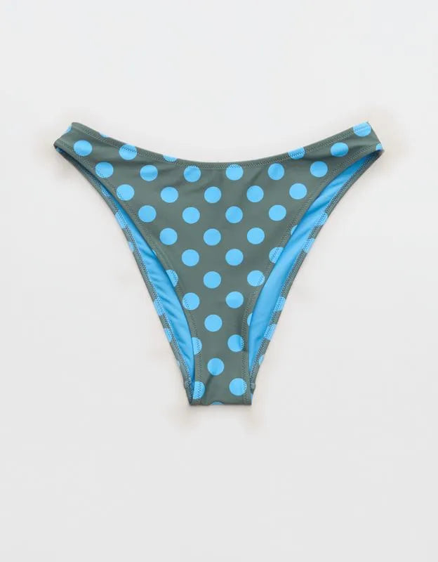 Aerie Mid Rise Cheeky Bikini Bottom