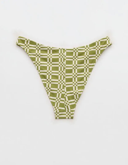 Aerie Mid Rise Cheeky Bikini Bottom