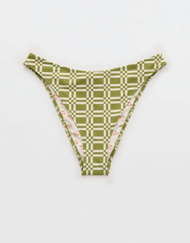 Aerie Mid Rise Cheeky Bikini Bottom