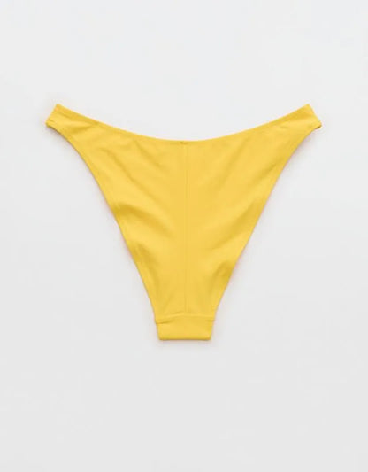 Aerie Mid Rise Cheeky Bikini Bottom