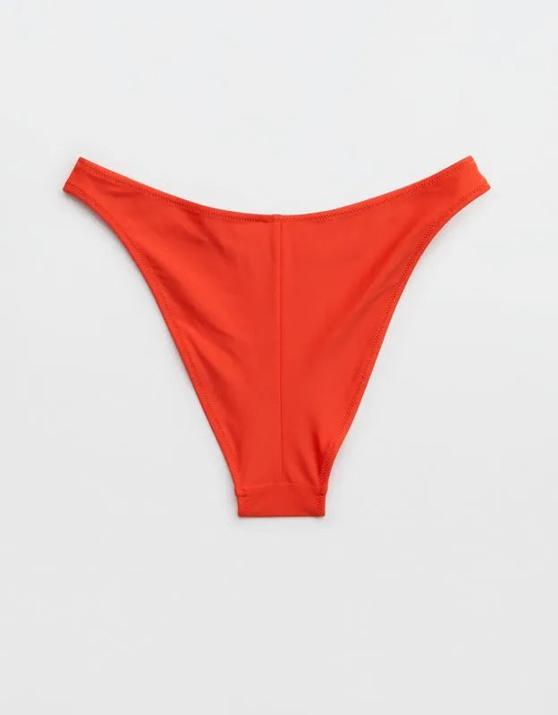 Aerie Mid Rise Cheeky Bikini Bottom