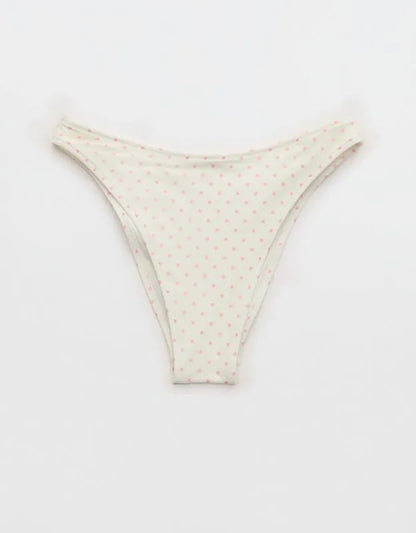 Aerie Mesh Mid Rise Cheeky Bikini Bottom