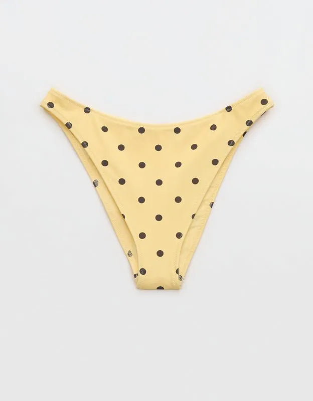 Aerie Mid Rise Cheeky Bikini Bottom