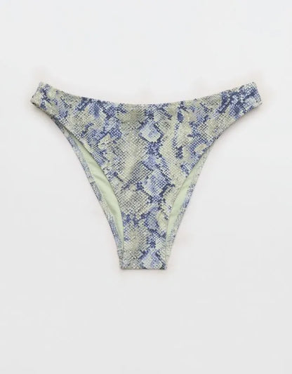 Aerie Pique Mid Rise Cheeky Bikini Bottom