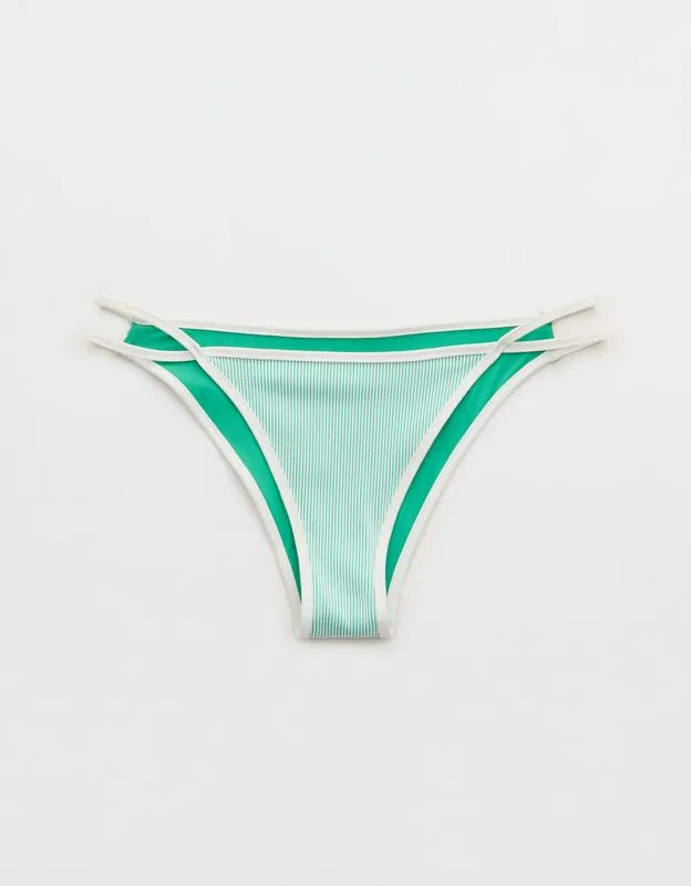 Aerie Ribbed Cheeky Bikini Bottom