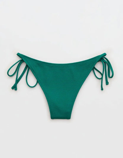 Aerie Pique Cheekiest Side Tie Bikini Bottom