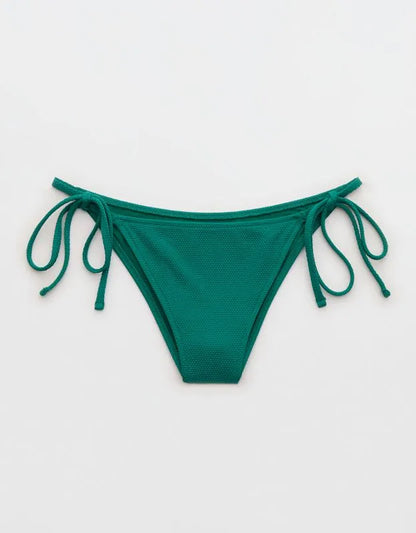 Aerie Pique Cheekiest Side Tie Bikini Bottom