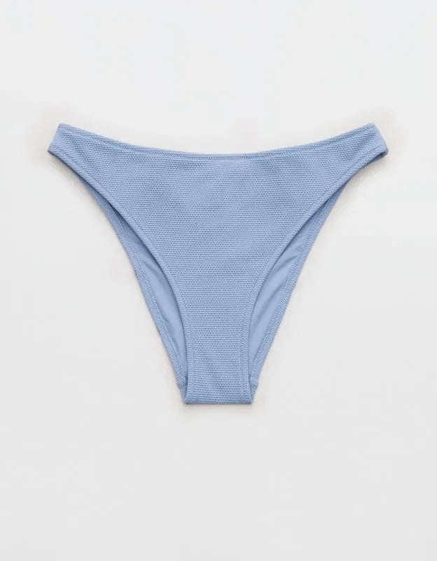 Aerie Pique Mid Rise Cheeky Bikini Bottom