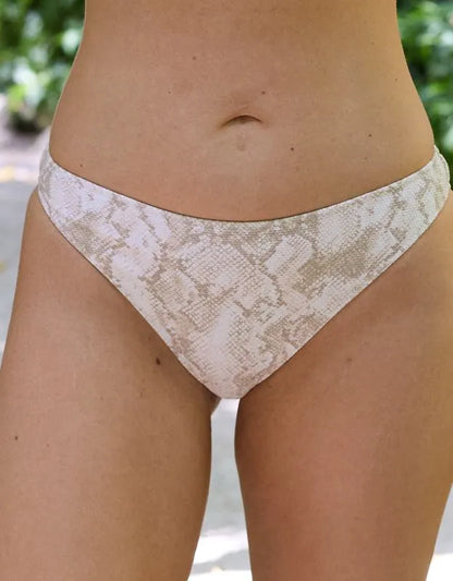 Aerie Pique Mid Rise Cheeky Bikini Bottom