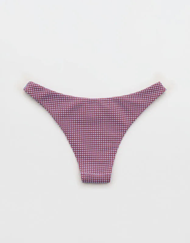 Aerie Gingham Cheeky Bikini Bottom