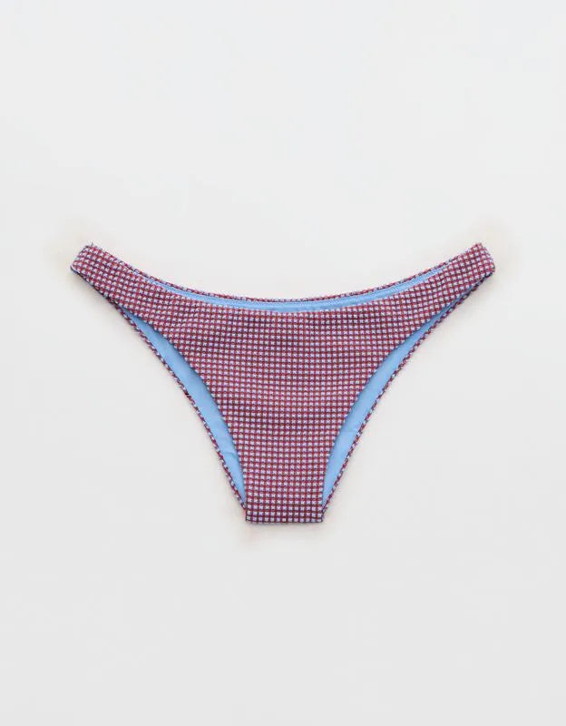 Aerie Gingham Cheeky Bikini Bottom
