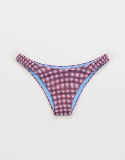 Aerie Gingham Cheeky Bikini Bottom