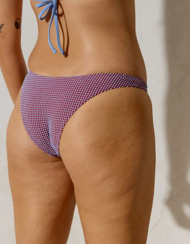 Aerie Gingham Cheeky Bikini Bottom