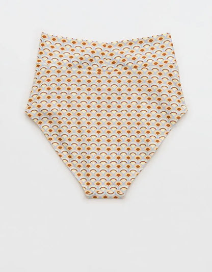 Aerie High Rise Full Coverage Crossover Bikini Bottom