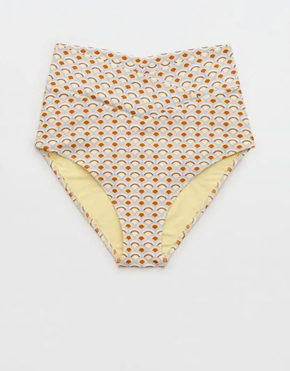 Aerie High Rise Full Coverage Crossover Bikini Bottom