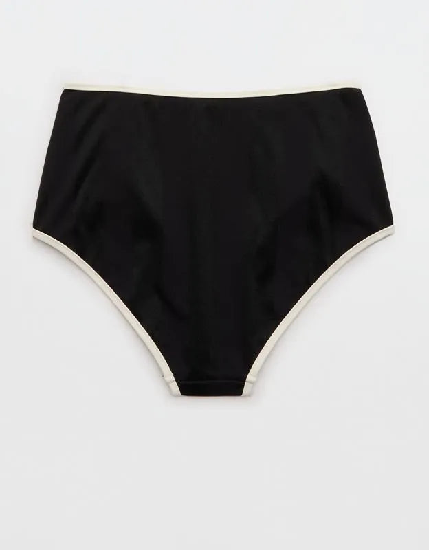 Aerie High Waisted Shine Bikini Bottom