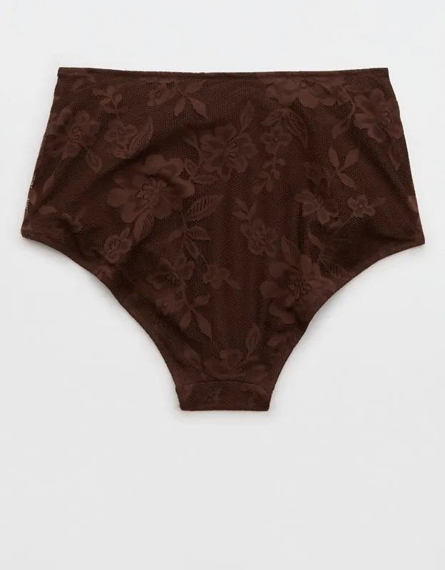 Aerie High Waisted Lace Bikini Bottom