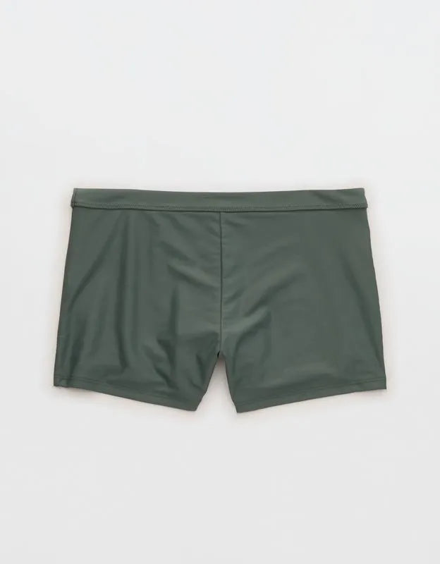 Aerie Mid Rise Boy Short Bikini Bottom