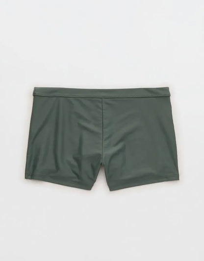 Aerie Mid Rise Boy Short Bikini Bottom