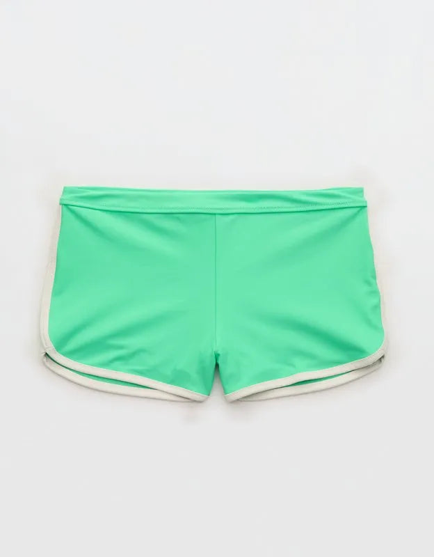 Aerie Mid Rise Boyshort Bikini Bottom