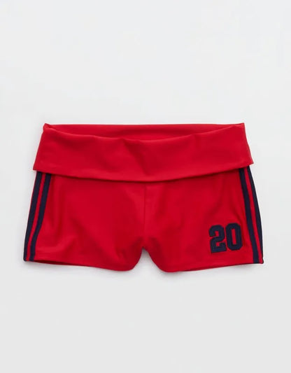 1st Bikini On The Beach™ Foldover Boyshort Bikini Bottom