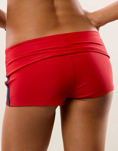 1st Bikini On The Beach™ Foldover Boyshort Bikini Bottom