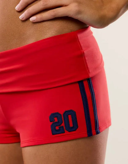 1st Bikini On The Beach™ Foldover Boyshort Bikini Bottom