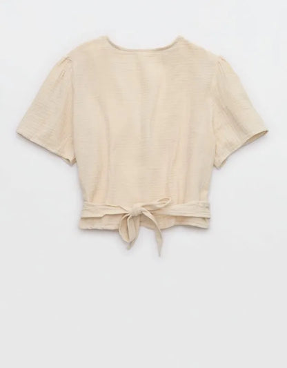 Aerie Day-Off Wrap Top
