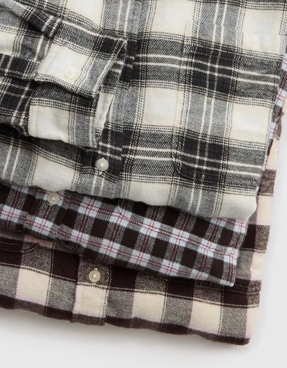 Aerie Anytime Fave Flannel Button Down Shirt