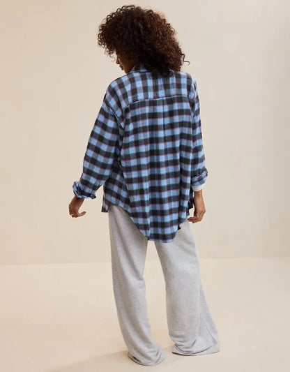 Aerie Anytime Fave Flannel Button Down Shirt