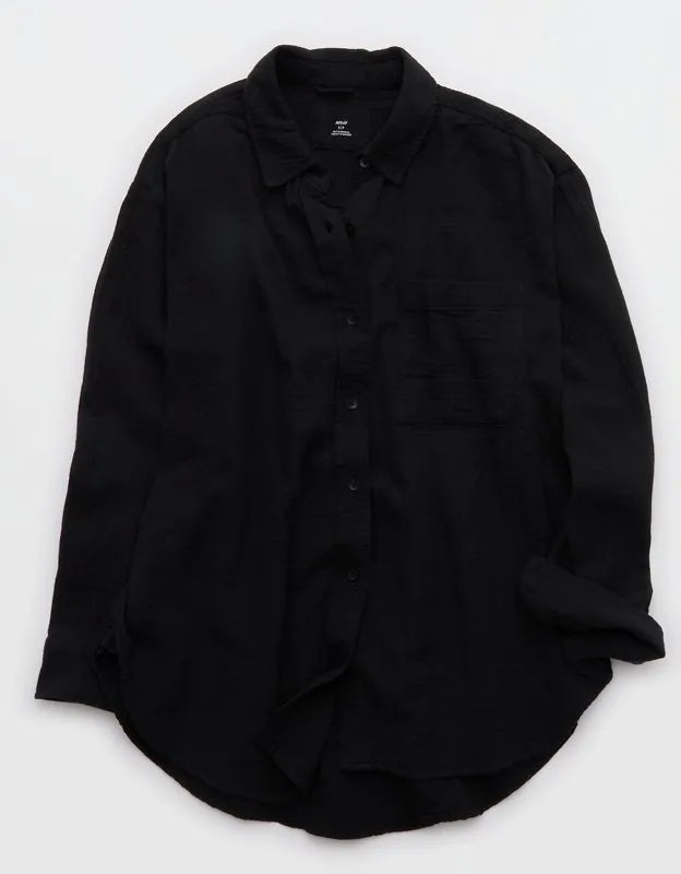 Aerie Day-Off Cover Up Shirt