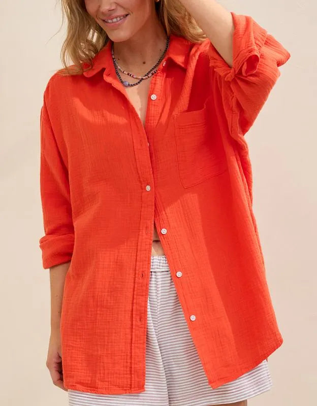 Aerie Day-Off Cover Up Shirt